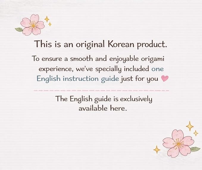 Korean Origami Kit for Kids & Adults – Traditional Hanbok Patterns, 96 Sheets, DIY Craft Gift + English Instructions