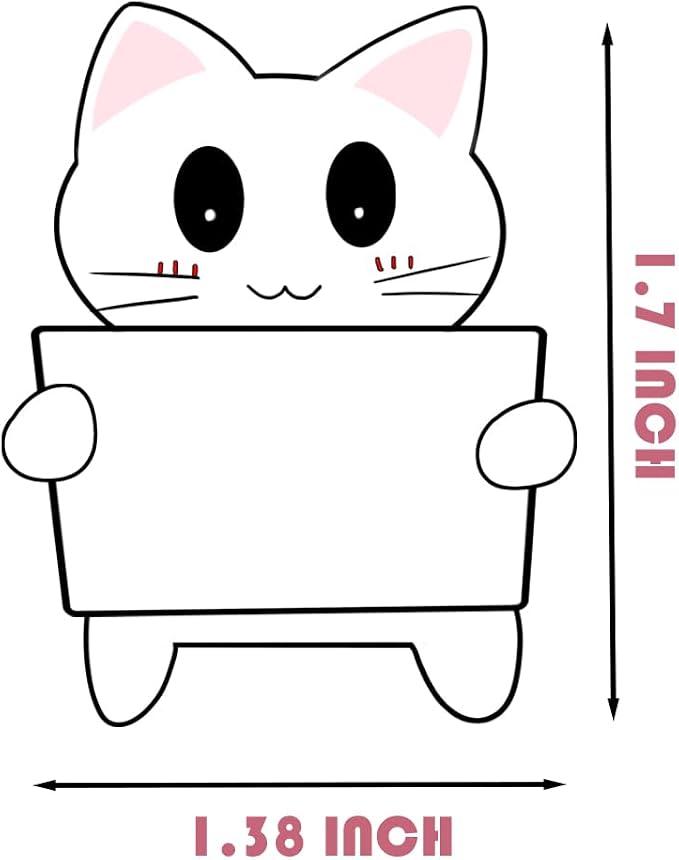 Name Label for Kids, Cat Name Tags Stickers for Classroom Hello My Name is Cute Personalized to Design Water Bottle, Lunch Box, Laptop, School Supplies, Camping, Cup, by HHSSALIN (90)