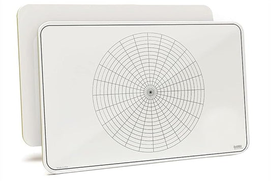 Polar Grid Lap Board, 11" x 17" x 1/8" Double Sided Dry Erase, No Ghosting, Custom Lapboards & Made in The USA
