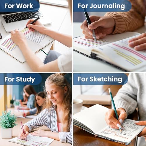 Taja Pretty Journal for Women, 5.7" x 8.3" Dotted Notebook for Journaling
