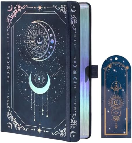 TIEFOSSI Line Journal Notebook for Women Men, 316 Pages,8.3x5.8 IN