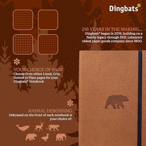 A5+ SC Brown Bear Dotted