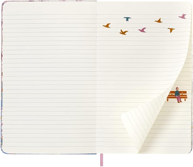 Moleskine Limited Edition Sakura Notebook, Hard Cover, Large (5" x 8.25"), Ruled/Lined, Premium Collector's Box