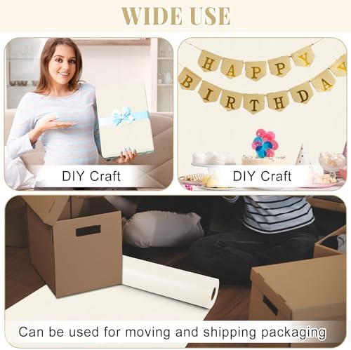 Cream Bulletin Board Roll Non-Woven Fabric Poster 15.7" x65.6ft