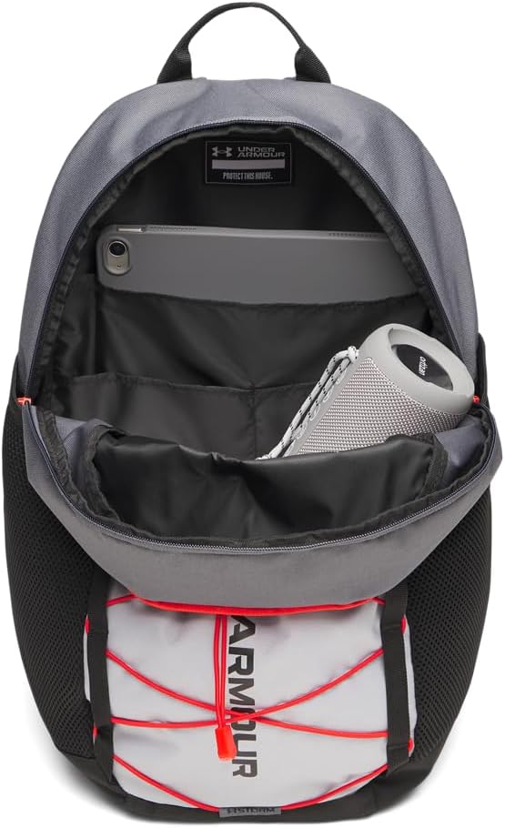 Under Armour Unisex Hustle Sport 6.0 Backpack, (012) Mod Gray/Black/Black, One Size Fits Most