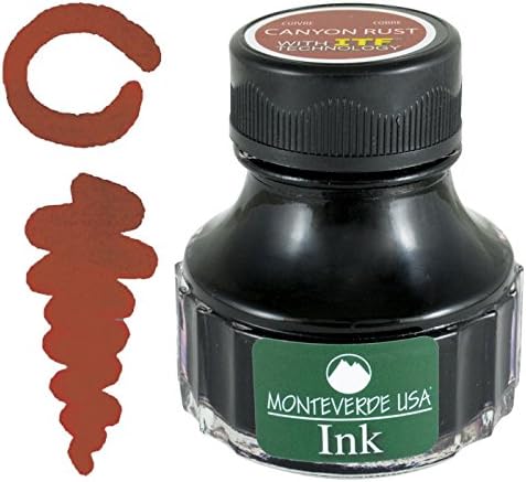 Monteverde USA Ink with ITF Technology, 90 ml Canyon Rust (G308CP)