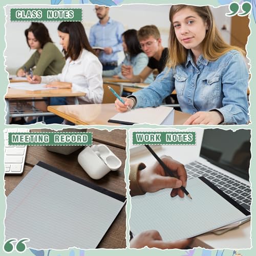 Fuutreo 8 Pcs Legal Pads 8.5 x 11 Colored Note Pads, Aesthetic Color