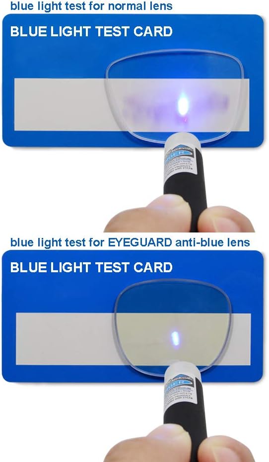 EYEGUARD Blue Light Blocking Glasses for Women Men Spring Hinge Computer Eyeglasses（4 Pack，0.0）