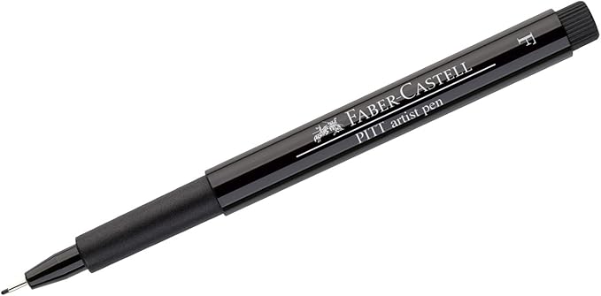 Faber-Castell F167299 PITT Artist Pen Fine 0.5mm Fineliner - Black