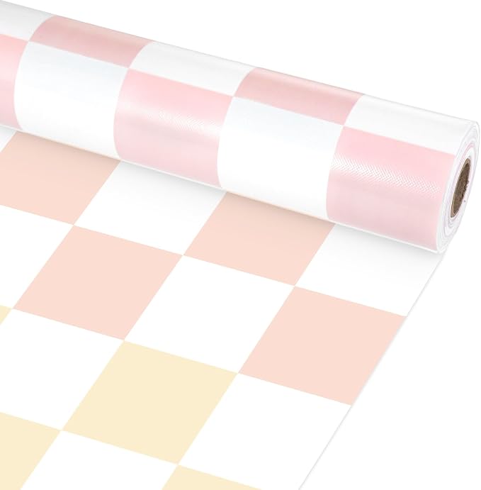 Colorful Checkered Bulletin Board Roll Non-Woven Fabric Poster 15.7" x20ft