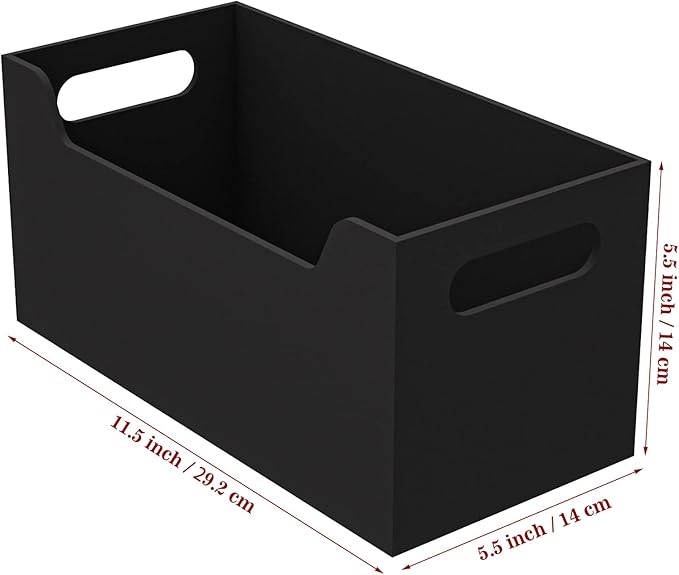 Kamehame Mail Organizer Black Mail Holder Countertop Acrylic Letter Holder Box Vertical Bill Envelope Sorter Basket for Desk Mail Storage Organizer Mailbox for Desktop Office Counter