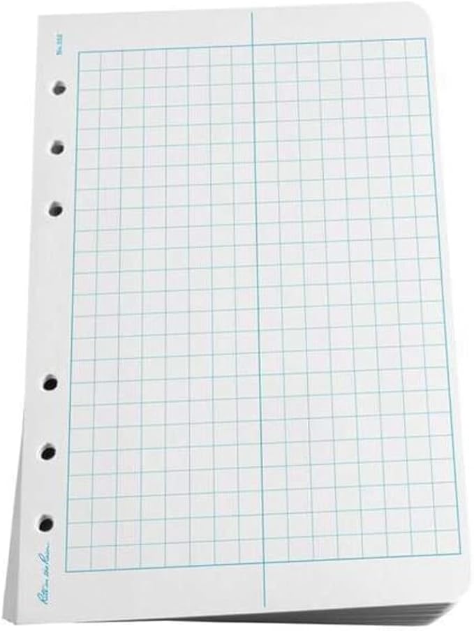 Rite In The Rain Weatherproof Loose Leaf Paper, 4.625" x 7", 32# White, Field Pattern, 100 Sheet Pack (No. 352)