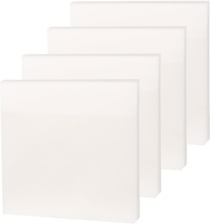 Vsagier 4 Pads, 200 Sheets, Translucent Frosted Sticky Notes 3"x 3", See Through, Waterproof, Clear Self-Stick Note, Easy to Post It for Office, Home, Notebook, Meeting, Office Supplies