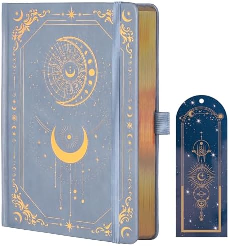 TIEFOSSI Line Journal Notebook for Women Men, 316 Pages,8.3x5.8 IN
