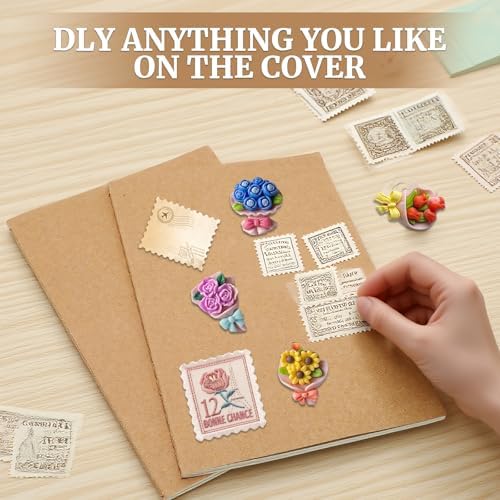 4 Pack A5 Kraft Notebooks Bulk, 8.15" X 5.5" Lined Paper Journal Notebooks