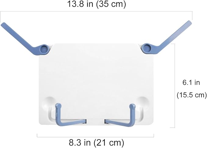 Mr.Power Folding Tabletop Sheet Music Stand, Adjustable Reading Bookrest Holder for Desktop, Laptops, Music Book, Cookbook, Textbook, Document