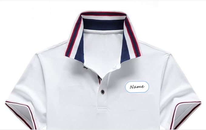 Iron On Name Tags for Clothing Washable Writable Name Labels,Includes Pen 110 Pcs