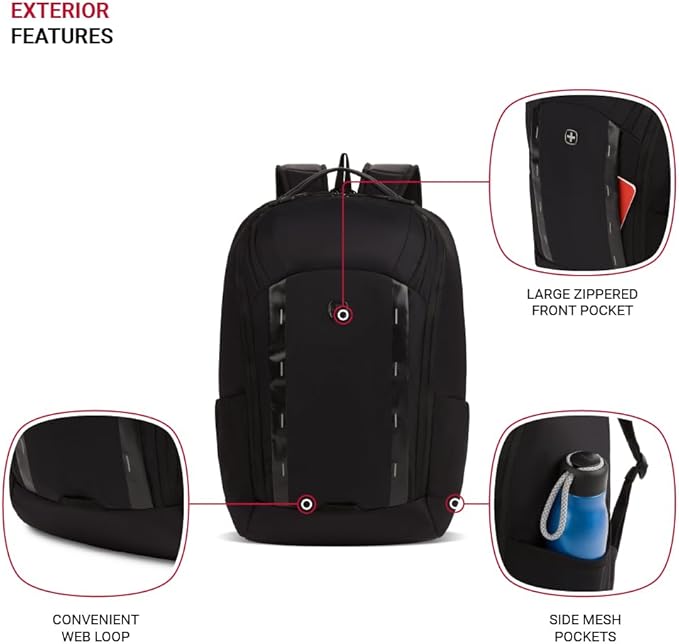 SwissGear 8119 Laptop Backpack, Light Blue, 19 In