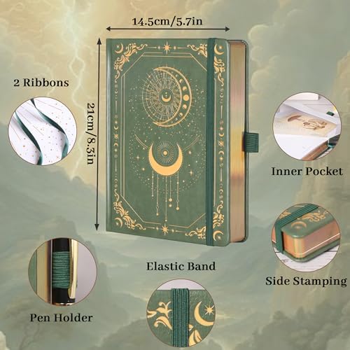 TIEFOSSI Dot Journal Notebook for Women Men, 160GSM Notebook