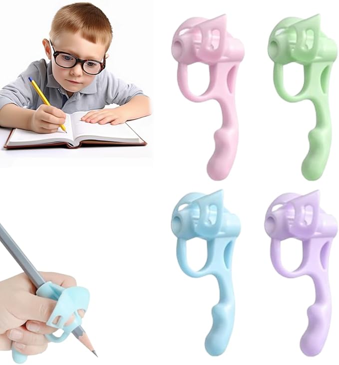Pencil Grips for Kids Handwriting, 2025 New Toddler Pencil Grip Pencil Holder for Kids, Finger Grips for Pencils Practice Writing for Toddlers 2-4 Years, Special Education School Supplies (16)