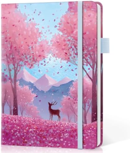 Taja Pretty Journal for Women, 5.7" x 8.3" Lined Notebook for Journaling