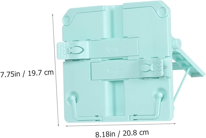 Gatuida Student Reading Holder Blue Desktop Book Stand Clamp for Portable Multifunctional Reading Rack for Books Textbooks Tablets Videos Safe Smooth Edges Design