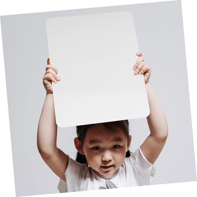jojofuny 2pcs Double-Sided Dry Erase Lapboards for Boys and Girls Portable Personal Writing Boards and Whiteboards for Classroom for Teachers and Students