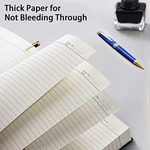 College Ruled Notebook Journal, 400 Page Softcover Leather Journal 8.5 x 11