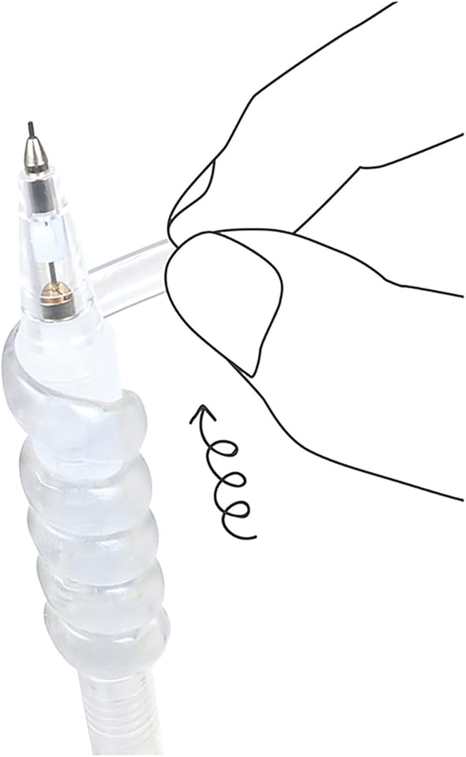 Kutsuwa RB033CL Grip Punu Spiral Clear