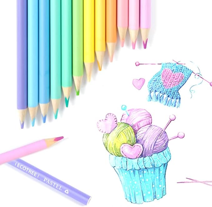 ECOTREE Colored Pencils, Drawing Pencils Colored Pencil for Adult Coloring Art Supplies for Coloring, Drawing, Shading, Back to School Supplies, 36 Count