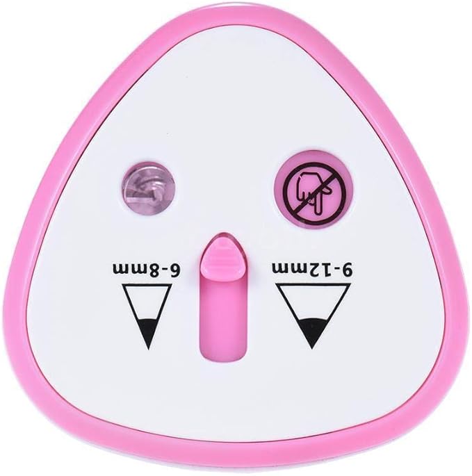 Electric Pencil Sharpener BE-TOOL 2 Holes Automatic Desk Pencil Cutter Battery Operated for Kids School Classroom Office Home and Stationery Gifts Pink