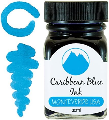 Monteverde USA Ink with ITF Technology, 30 ml Caribbean Blue (G309CU)