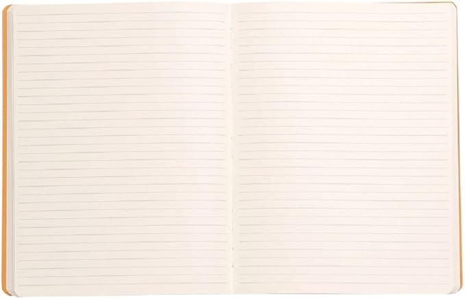 Rhodia Rhodiarama SoftCover Notebook - 80 Lined Sheets - 9 3/4 x 7 1/2 - Turquoise Cover (117507C)