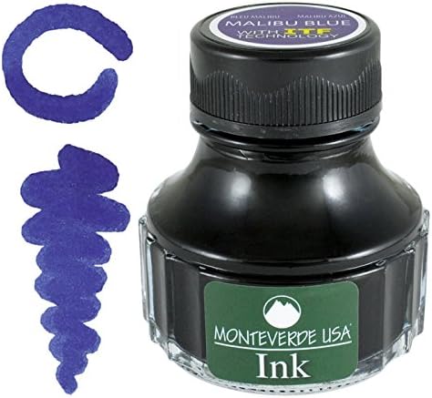 Monteverde USA Ink with ITF Technology, 90 ml Malibu Blue (G308BU)