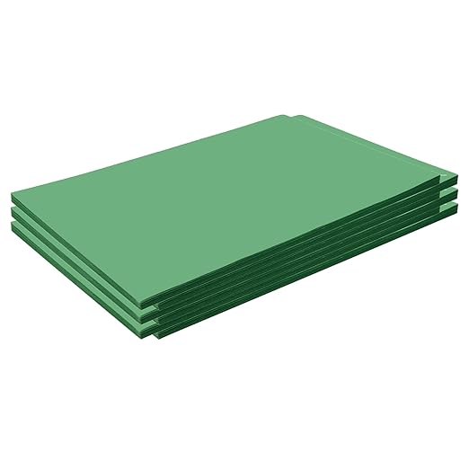 Colorations 12" x 18" Mediumweight Holiday Green Construction Paper - 300 Sheets, Bulk Pack Art Paper, Arts and Crafts, School Supplies, Drawing, Coloring, Painting, 3D Art