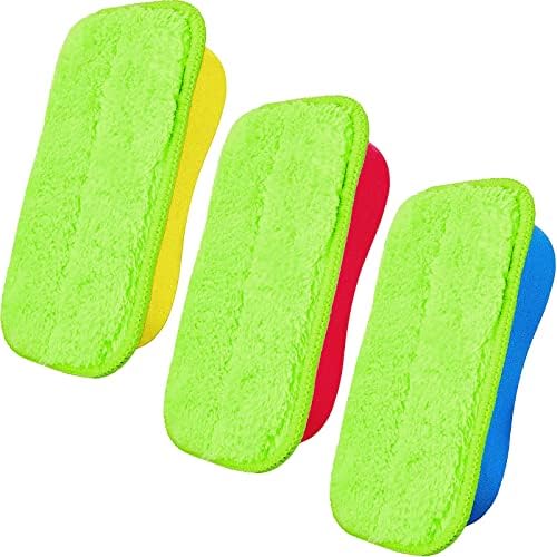 Zonon 3 Pcs Chalk Erasers Magnetic Reusable Dust Free, Blue