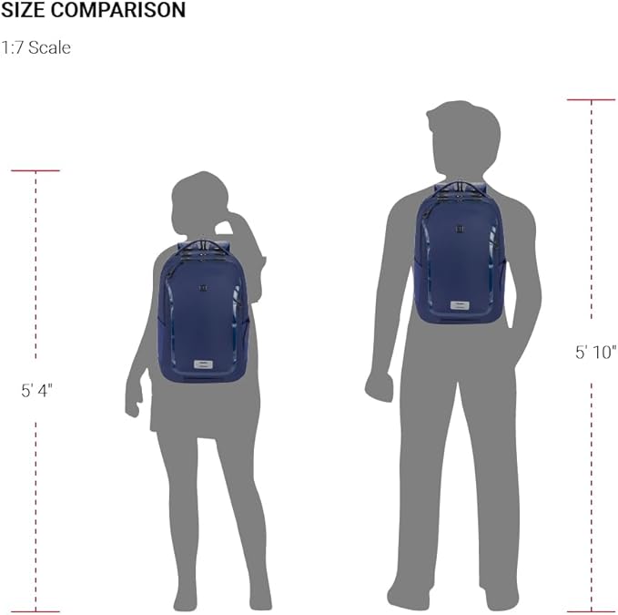 SwissGear Shield Laptop Backpack, Navy, 18.5"x12"x6"