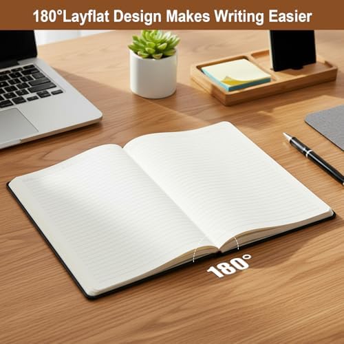ViVin 3 Pack A5 Hardcover Lined Notebook,192 pg College Ruled 5.5x8.3