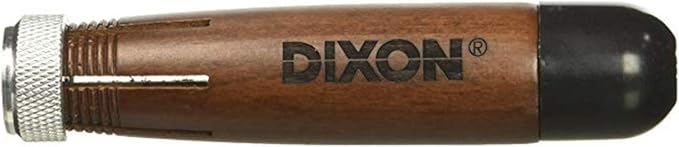 Dixon - DIX00500 Industrial Lumber Crayon Holder for 1/2" Round or Hexagonal Crayons, Wood with Metal Chuck, Walnut, 1-Pack (00500)