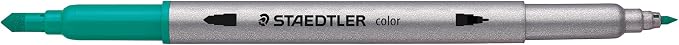 Staedtler Double-Ended Fiber-Tip Pens, Non-Permanent Ink, Fine & Bold Writing and Coloring Tips, 120 Assorted Colors, 3200 TB120, Multicoloured (3200 TB120ST)
