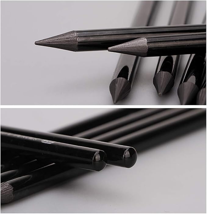 YYMIYU Full Graphite Pencils set 6 Piece.HB/2B/4B/6B/8B/EE (lead pencil)