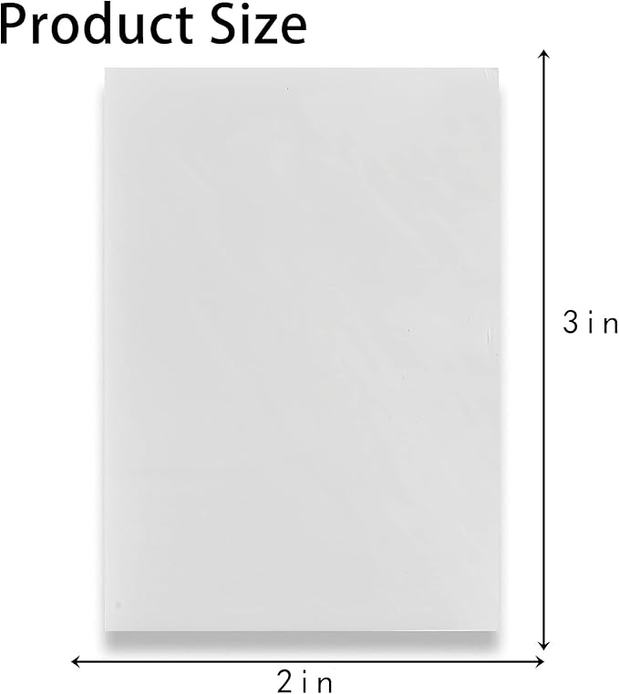 Transparent Sticky Notes,3x2 Inch Clear Sticky Notes,Waterproof White Bible Sticky Note,Transparent Stickers for School Supplies College(10 Packs,500 Sheets)