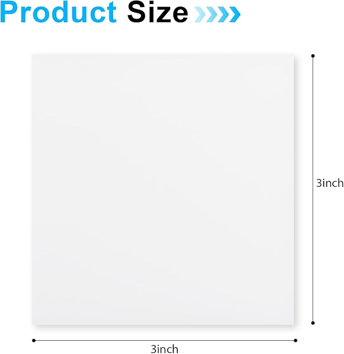 Azureal 600P Transparent Sticky Notes, 3x3 Inch Waterproof Self-Adhesive Translucent Sticky Notes for Books Annotation, Notes Highlights, School & Office