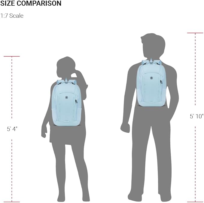 SwissGear 8119 Laptop Backpack, Light Blue, 19 In