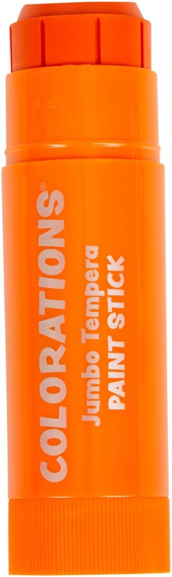 Colorations Jumbo Tempera Paint Sticks - 6 Colors