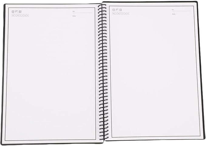 Matybobe Reusable Smart Notebook Executuve Size App Connected Erasable Black 180x255mm