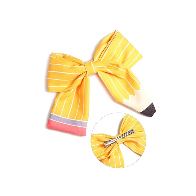 First Day of School Outfits for Girls,Back to School Supplies Stuff,Pencil Hair Clips Hair Bow Hair Accessories for Teen,Hair Clips Pencil Bows Uniform for Student