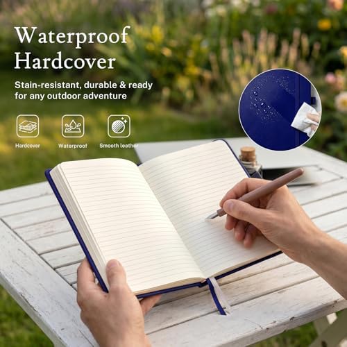 PAGELYST Lined Journal Notebook, 8 Pack Leather Journal for Women Men, 200 Numbered Pages, A5 Medium 5.7'' x 8.3'', 100 GSM Thick Paper for Journaling, Writing, Work & Office (Assorted Color Set)