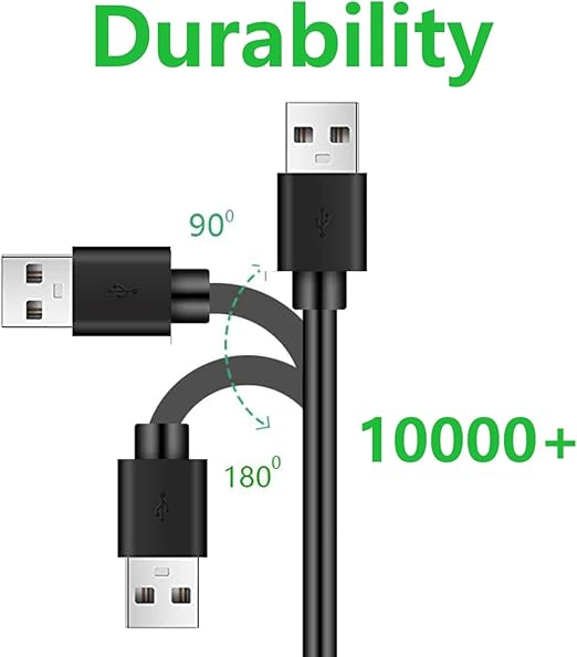 TI-84 Plus CE Charger: 5FT TI 84 Nspire Charging Cable for Texas Instruments TI-84 Plus C Silver Edition, TI-Nspire CX CAS II, TI-89 Titanium, TI-85 - USB Mini B Data Cord for Graphing Calculators