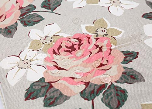 Canvaslife Pink Rose Pattern 13 inch Canvas Laptop Sleeve with Pocket 13 inch 13.3 inch Laptop 13 case13 Sleeve